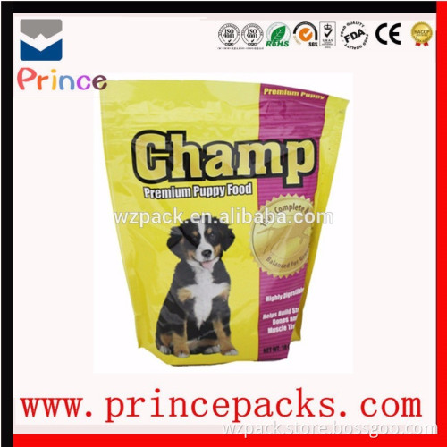 dog food bags resealable zip-lock bag